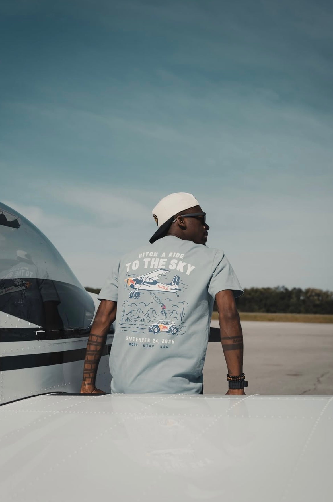 The Bold Aviator tee