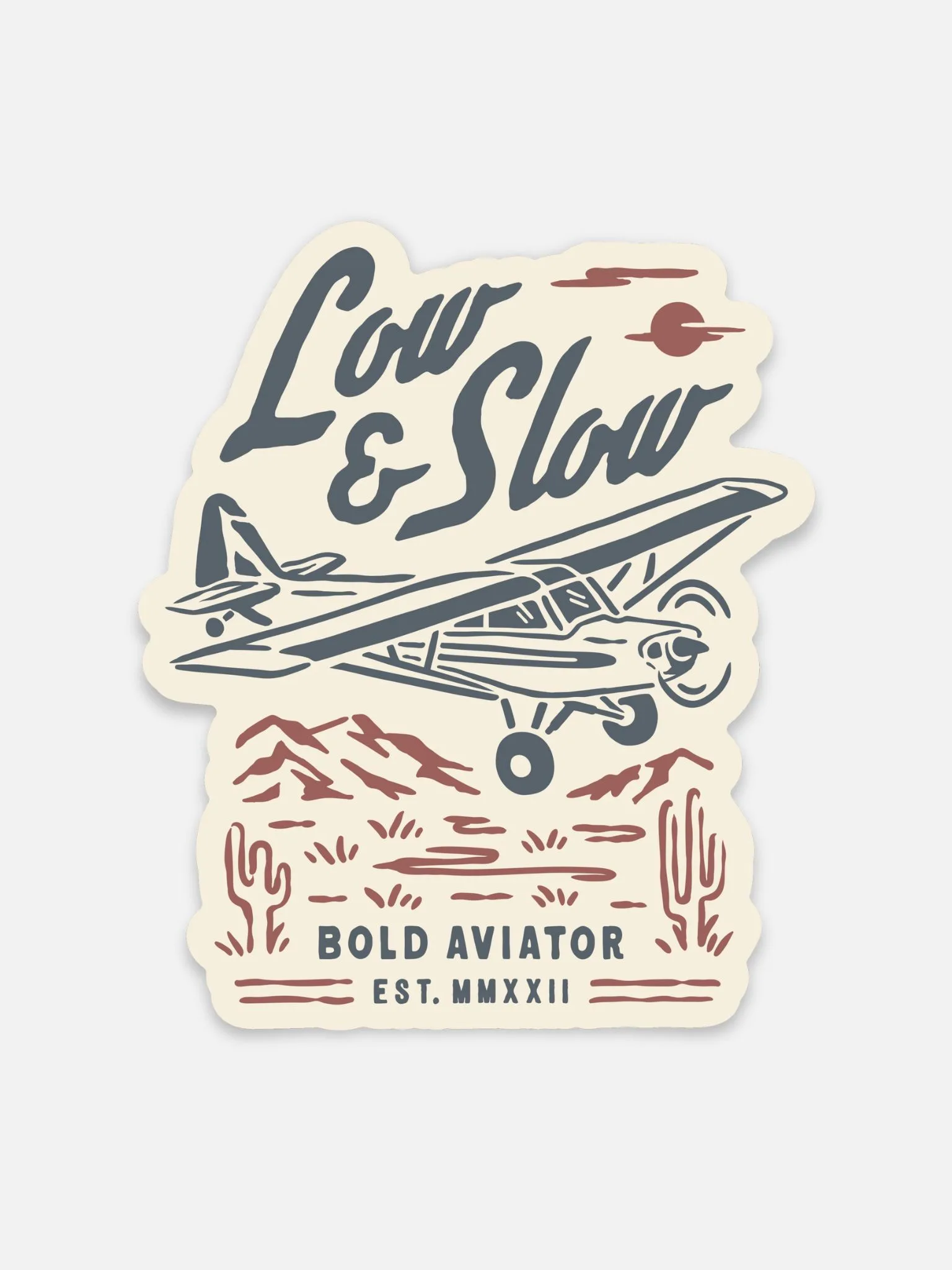 Low & Slow Sticker