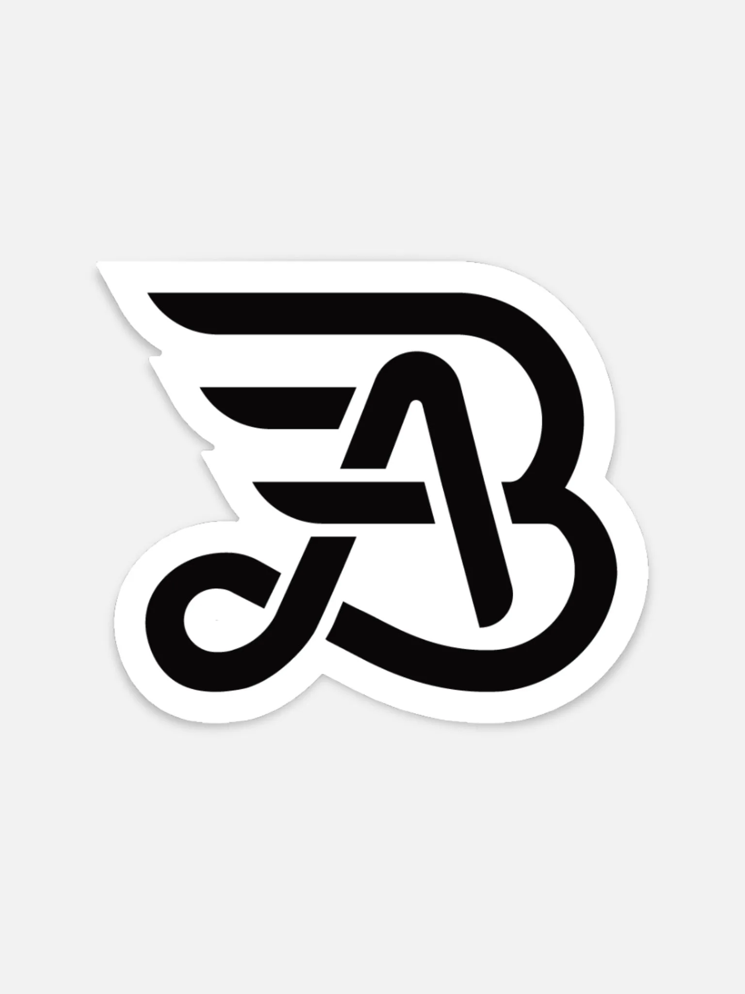 Aviator Logo Sticker