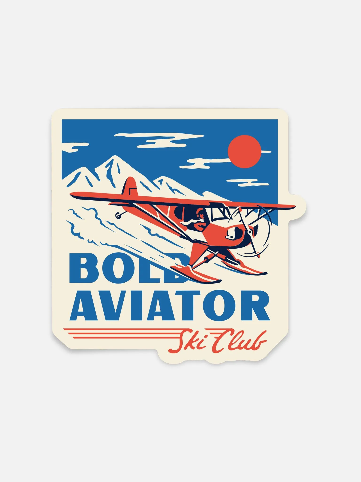 Ski Club Sticker
